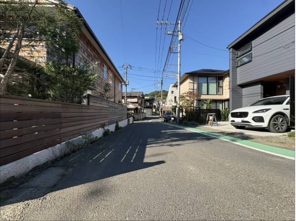 前面道路になります！