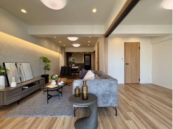 開放的なリビング