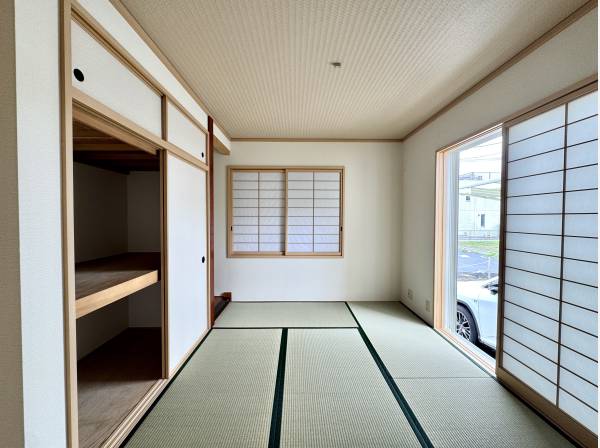 独立した和室はゲスト用として
来客時に重宝しそう