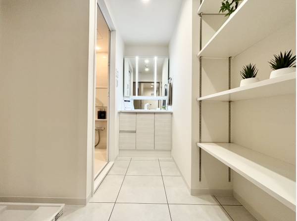 ゆとりあるサニタリースペース