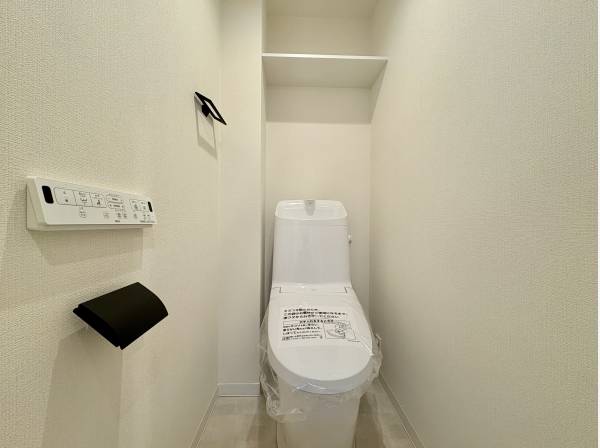 クロス全張替え。落ち着きのあるトイレ