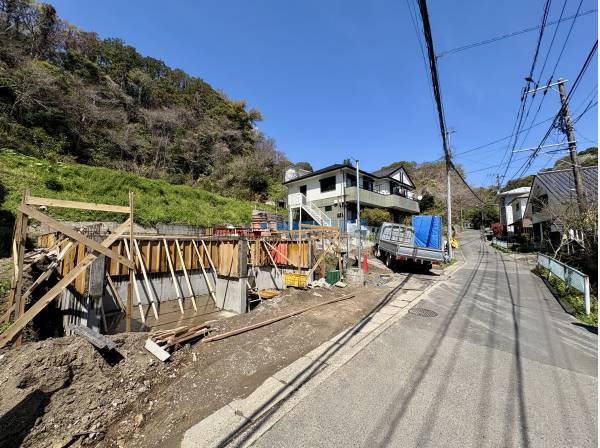 建築中の現地です。