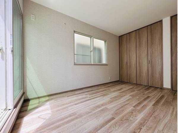 各居室大容量の収納付き