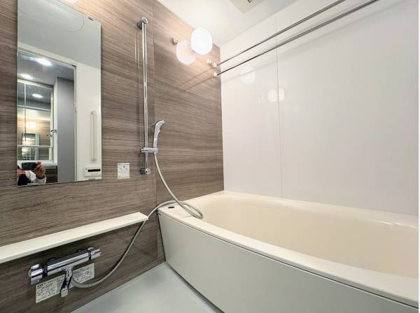 1日の疲れを癒すバスルーム