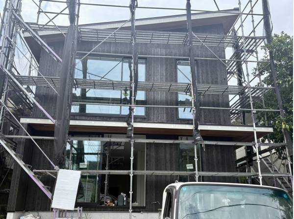 建築中現地の様子です。
