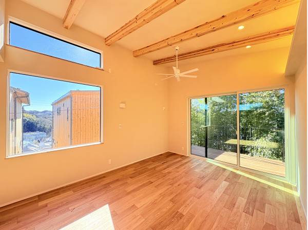 LDKからは竹林の借景