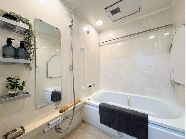 1日の疲れを癒すバスルーム