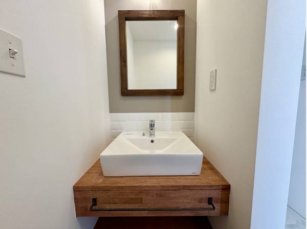 こだわりの造作洗面台！