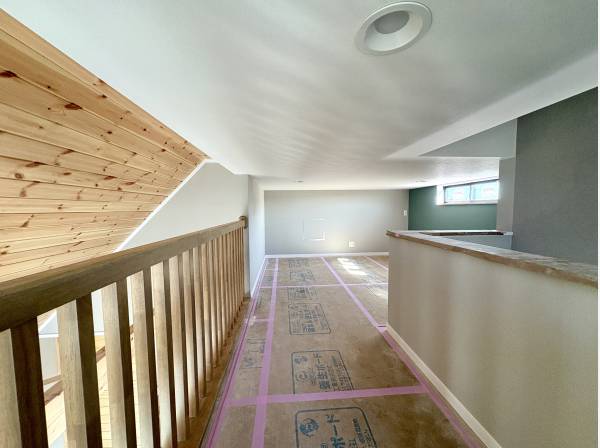 8.1帖の広さを確保した、多目的小屋裏スペース