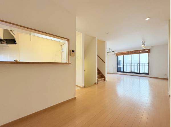 南向きのバルコニー