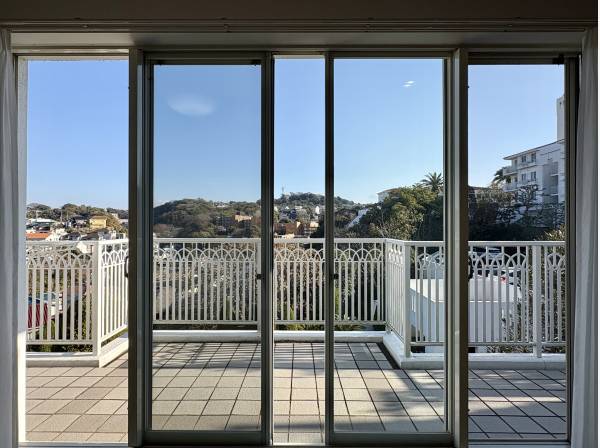 開放的な眺望です。