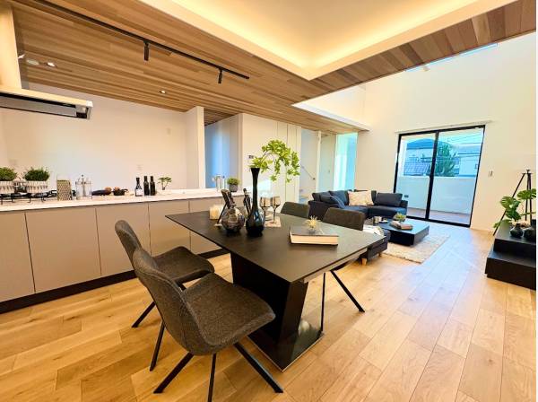 LDKが一体になっており、家族だんらんが過ごせますね！