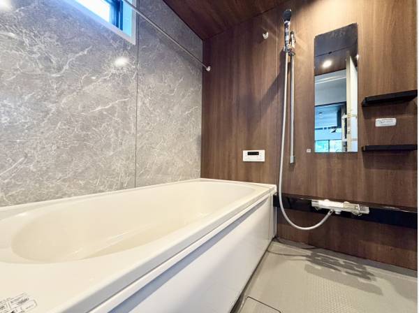 一日の疲れを癒してくれるバスルーム