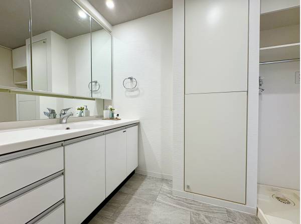 白基調の水回りになります