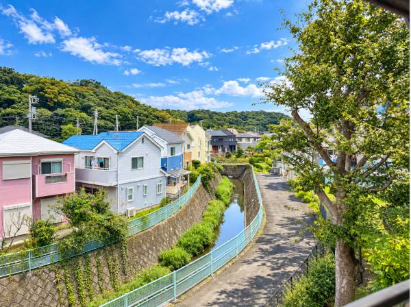 建物2階部分からの眺望です。