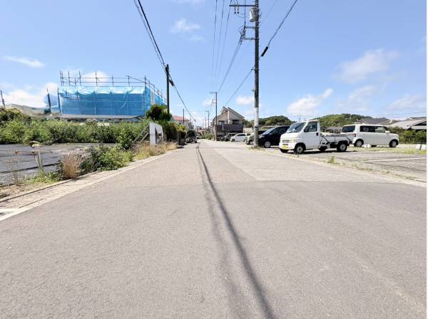 前面道路！