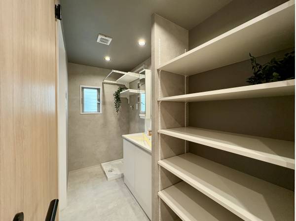 まとまりのあるサニタリースペース