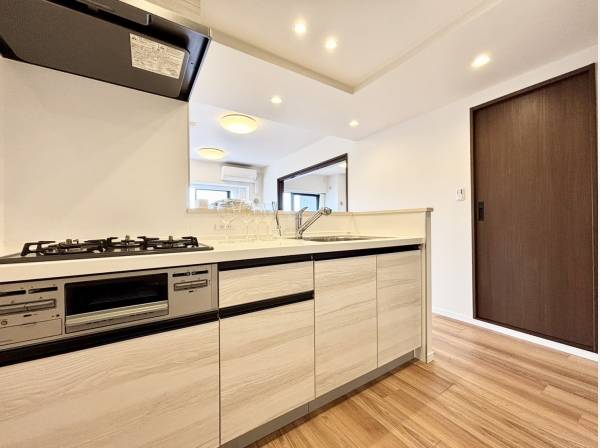 使い勝手の良さそうなキッチンスペース