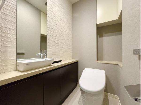 広々としたお手洗い