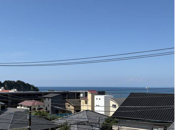 海がしっかりと見えます