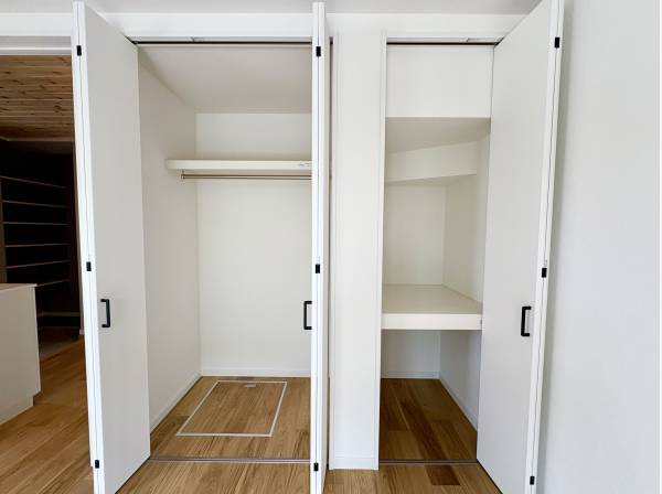 各お部屋しっかりと収納スペースを完備！