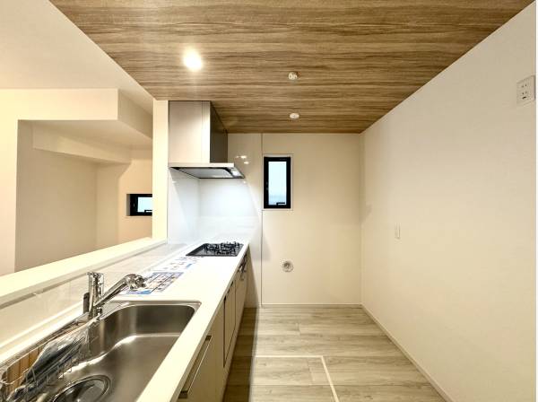 天井がアクセントに
キッチンスペース