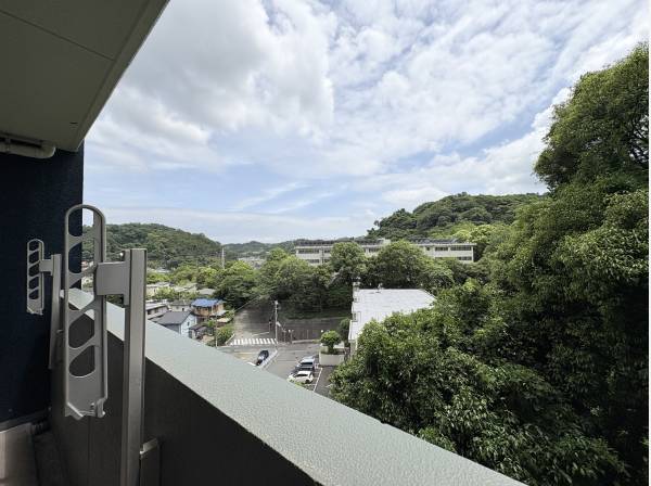 バルコニーからの眺望です！