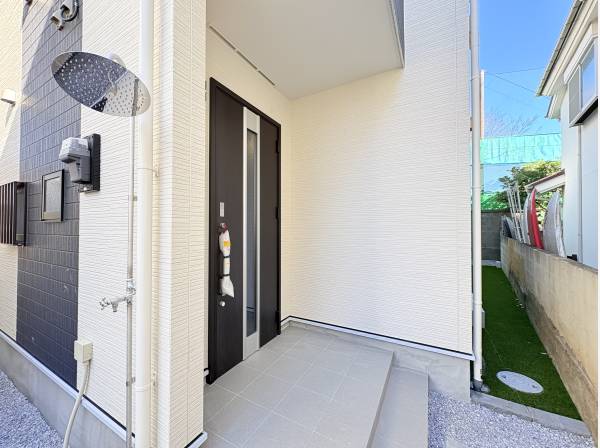 外部シャワー完備