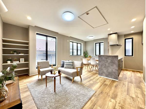 開放的なLDKです。