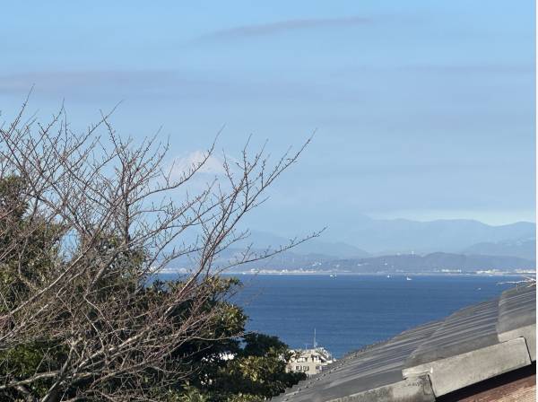 海と江ノ島、富士山が望めます＾＾
