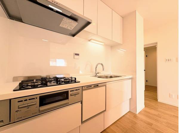 リノベーションで新しくなったシステムキッチン