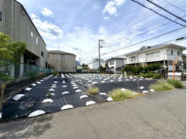 ゆとりある広さの現地です。