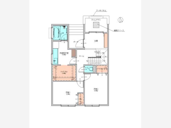 間取り図です。