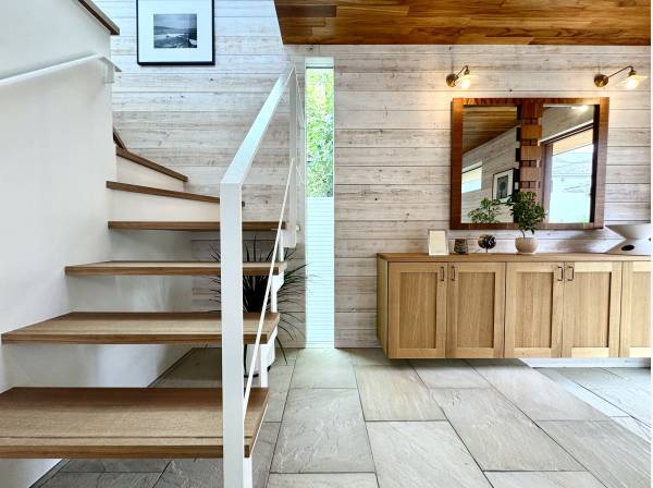 リゾート気分を味わう。