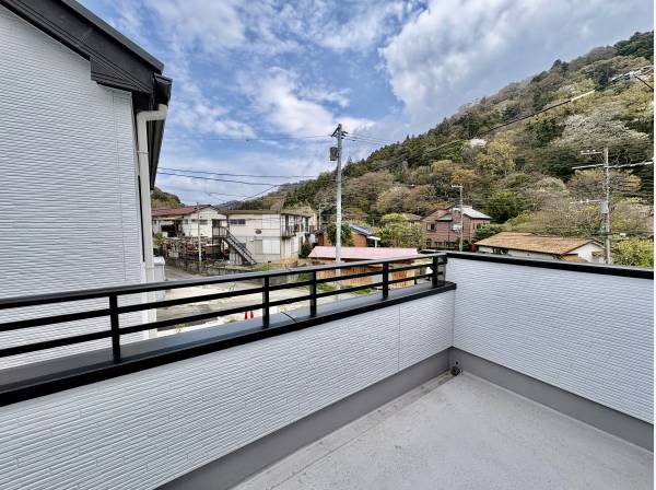 バルコニーからの眺めです。