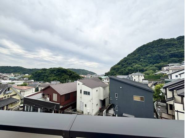 ルーフバルコニーからの景色です