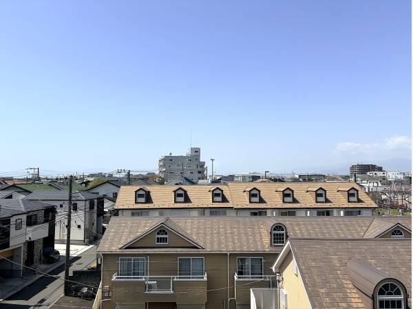 最上階の特権である、遮るもののないパノラマビュー