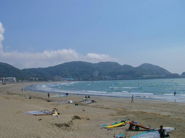 由比ガ浜海水浴場まで約500m・徒歩7分