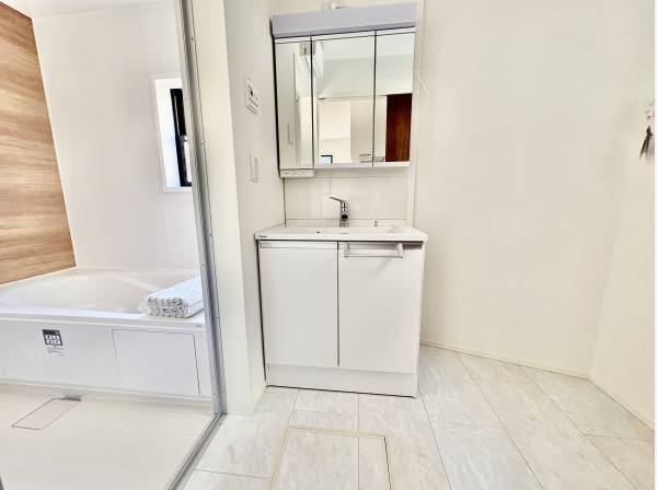 洗面所も広いです。