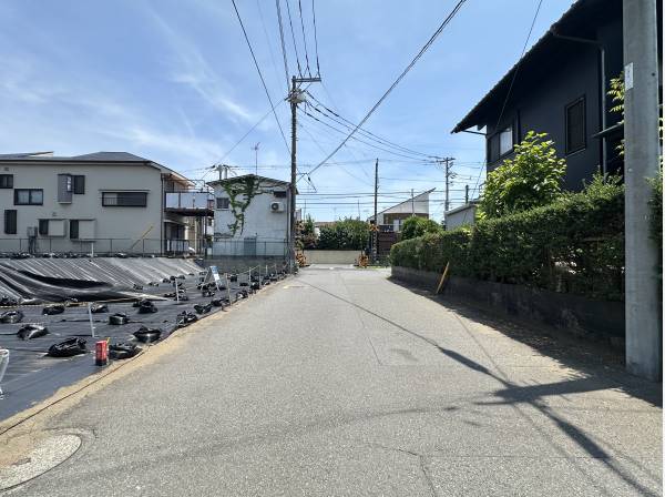 前面道路広々約５．５ｍ