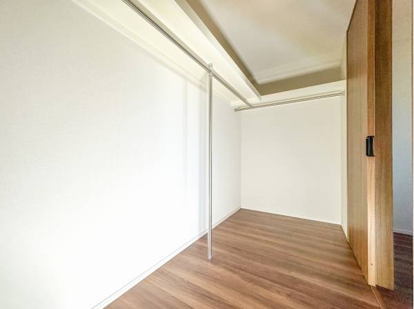 大容量のWICがそれそれの居室に完備