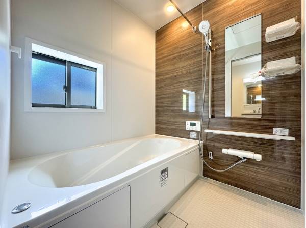 温かさが心まで満たしてくれるバスルーム