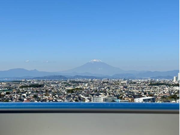 今日は富士山がくっきり見えました！