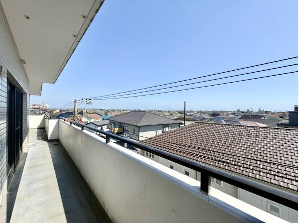 高い建物がない抜けた眺望