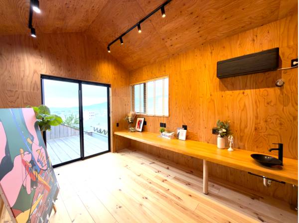 ２Ｆのワークスペース(寝室)は11帖超のたっぷりスペース！