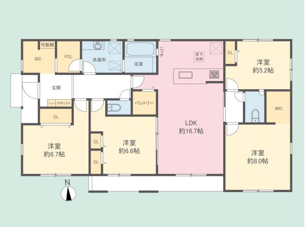 間取り図です。