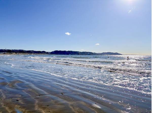 エントランスより約６０ｍで清々しいビーチに到着♪