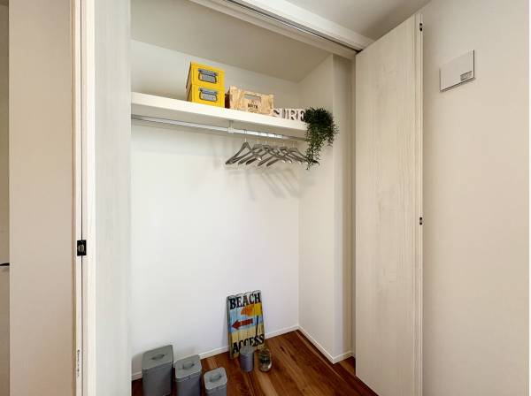 各お部屋に収納スペースも完備！
