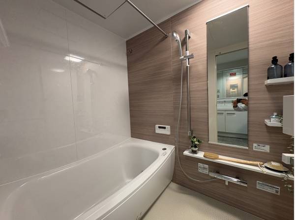 1日の疲れを癒すバスルーム