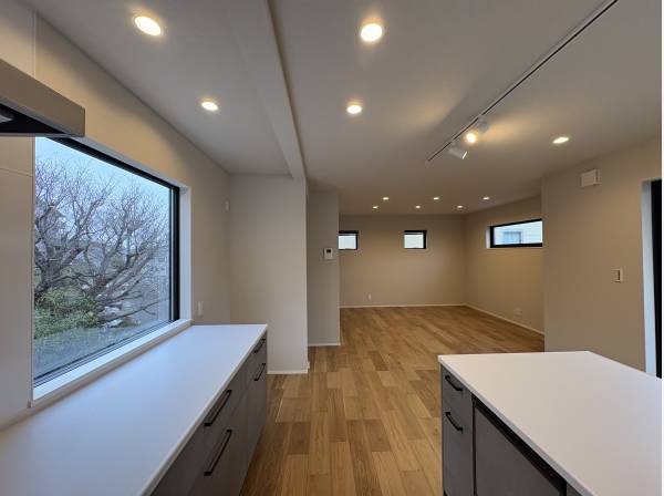 キッチンからの眺めです。